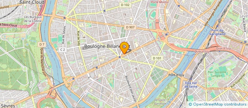 localisation de l'entreprise NANAIMOO CONSEIL à BOULOGNE-BILLANCOURT