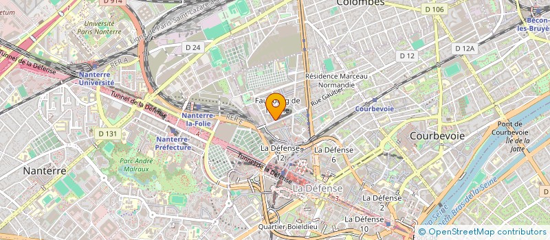 localisation de l'entreprise NANAIS à COURBEVOIE