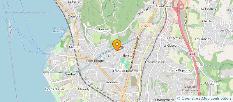 localisation de l'entreprise NANAIX  AIX-LES-BAINS