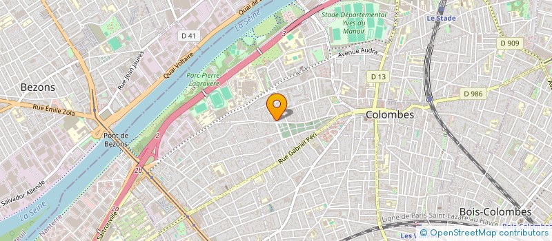 localisation de l'entreprise NANANO VTC SERVICES à COLOMBES