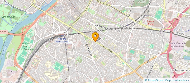 localisation de l'entreprise NANANTHEE à ANGERS