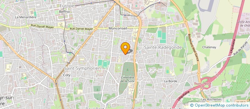 localisation de l'entreprise NANAQUI CORPUS  TOURS