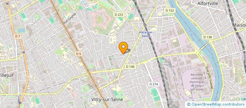 localisation de l'entreprise NANATIMMO  VITRY-SUR-SEINE