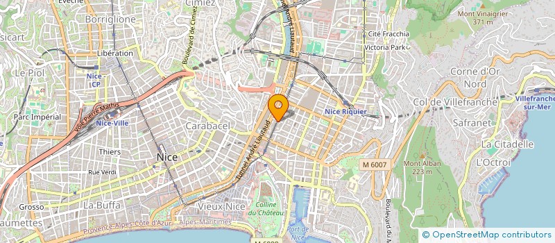 localisation de l'entreprise NANCY  NICE