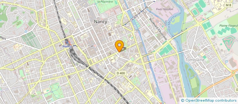 localisation de l'entreprise NANCY ATHLETISME CLUB  NANCY