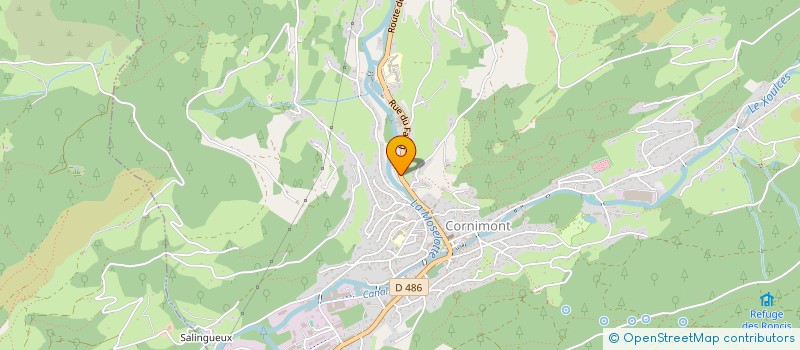 localisation de l'entreprise NANCY BARDAGE  CORNIMONT