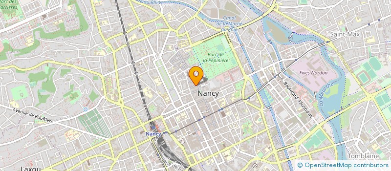 localisation de l'entreprise NANCY CAP 2000  NANCY