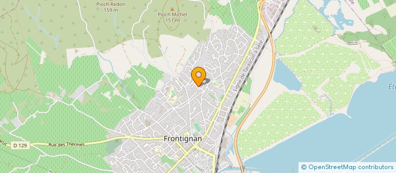 localisation de l'entreprise NANCY DERMO à FRONTIGNAN