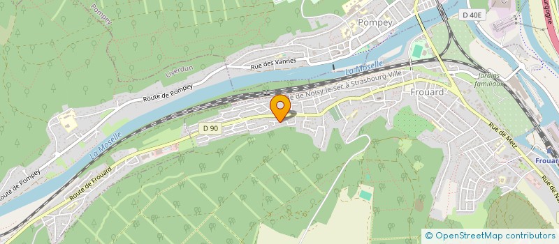 localisation de l'entreprise NANCY ESQUISSE  FROUARD