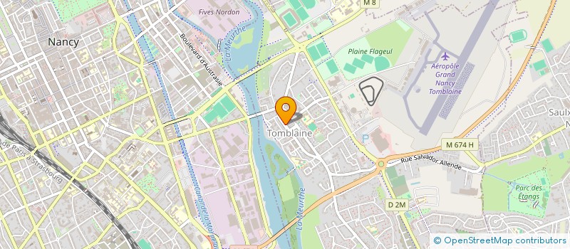 localisation de l'entreprise NANCY EST IMMOBILIER  TOMBLAINE