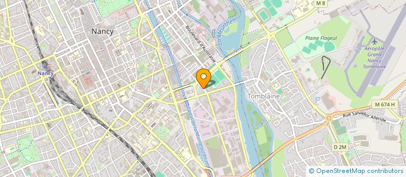 localisation de l'entreprise NANCY FOOTBALL CLUB  NANCY