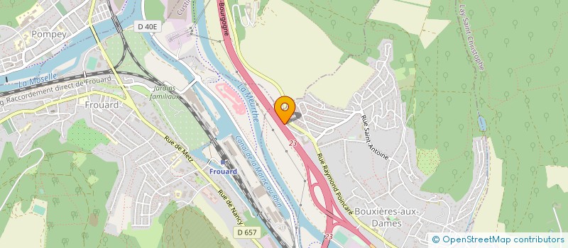 localisation de l'entreprise NANCY MARIAGE  BOUXIERES-AUX-DAMES