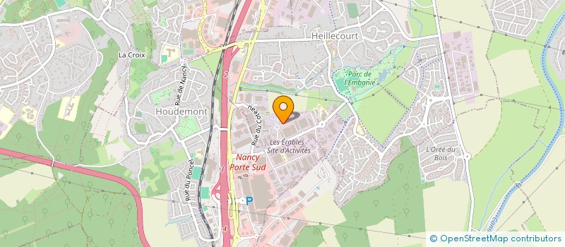 localisation de l'entreprise NANCY PORTE SUD à HEILLECOURT