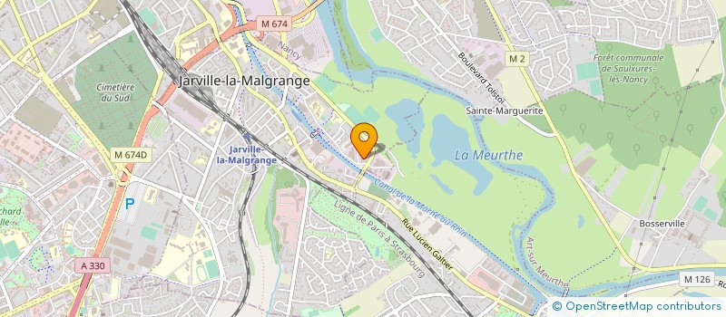 localisation de l'entreprise NANCY PRINT à JARVILLE-LA-MALGRANGE