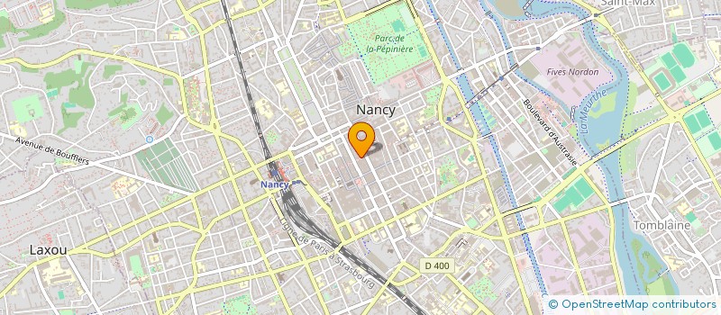 localisation de l'entreprise NANCY SOLEIL à NANCY