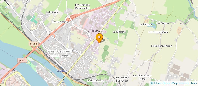 localisation de l'entreprise NANCYDOUGE  SAUMUR