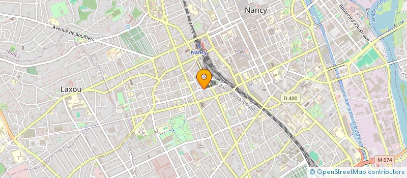 localisation de l'entreprise NANCYNET  NANCY