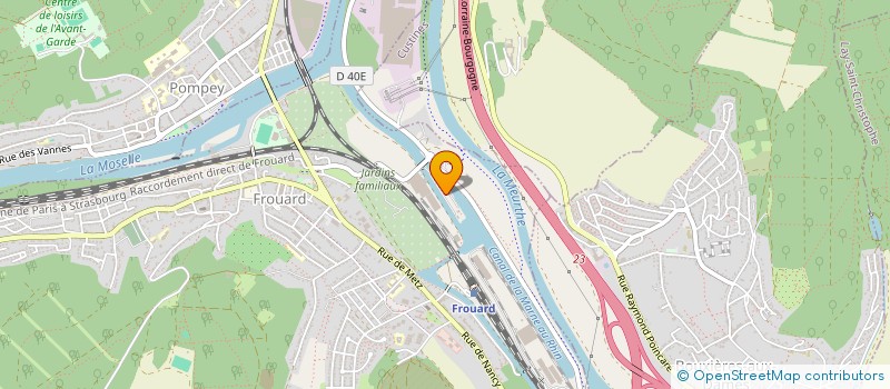 localisation de l'entreprise NANCYPORT SAS  FROUARD