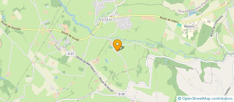 localisation de l'entreprise NANDAX COMPET'  NANDAX