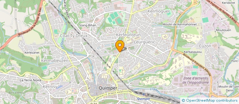 localisation de l'entreprise NANDIALA AMITIE à QUIMPER