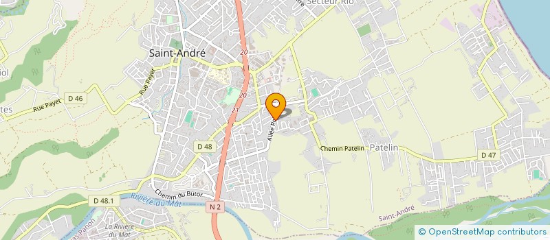 localisation de l'entreprise NANDIKA à SAINT-ANDRE