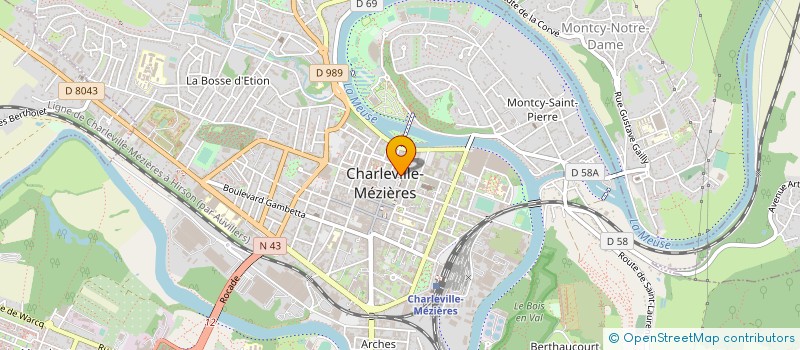 localisation de l'entreprise NANDOLA  CHARLEVILLE-MEZIERES