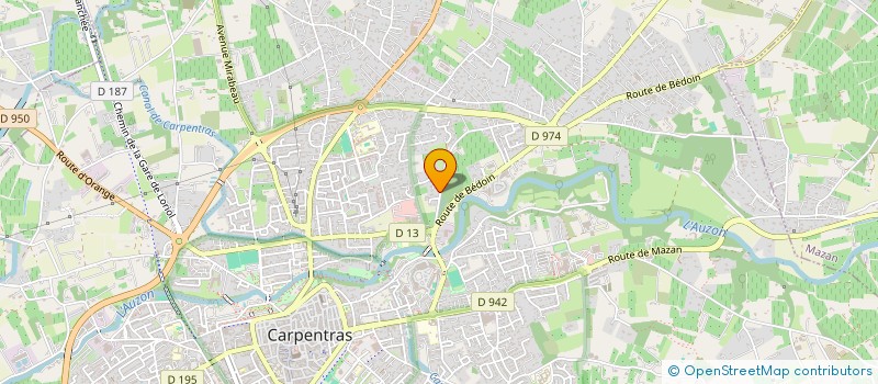 localisation de l'entreprise NANDOVAL  CARPENTRAS