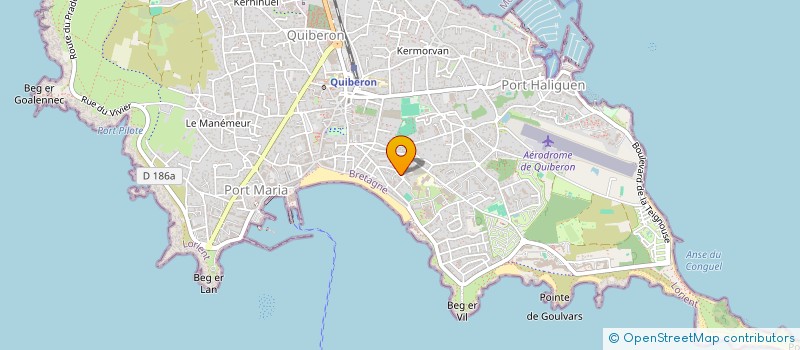 localisation de l'entreprise NANDRI à QUIBERON