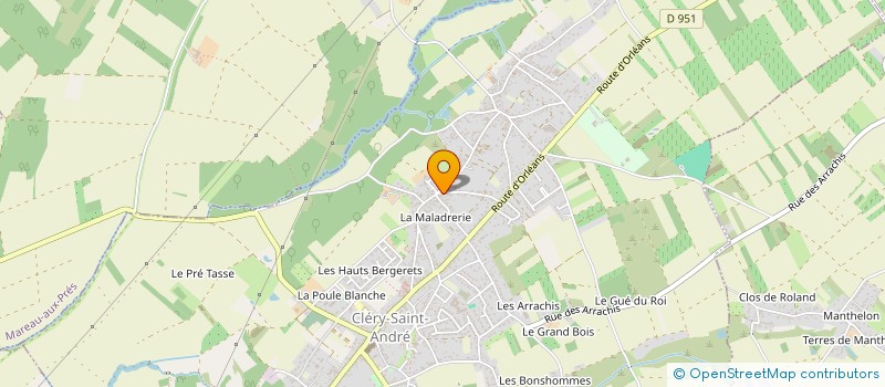 localisation de l'entreprise NANE à CLERY-SAINT-ANDRE