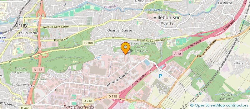 localisation de l'entreprise NANETOU IMMOBILIER à VILLEBON SUR YVETTE