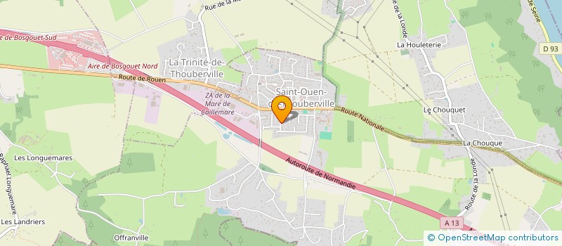 localisation de l'entreprise NANETTE  SAINT-OUEN-DE-THOUBERVILLE