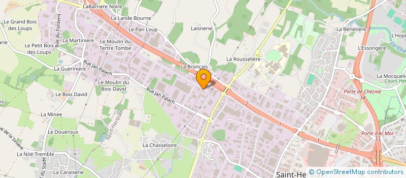 localisation de l'entreprise NANFOURMA à SAINT-HERBLAIN