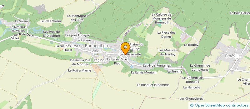 localisation de l'entreprise NANGA.BOKOMUSIC  BONNEUIL-EN-VALOIS