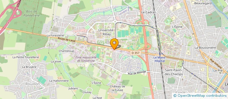 localisation de l'entreprise NANGAI à LE MANS