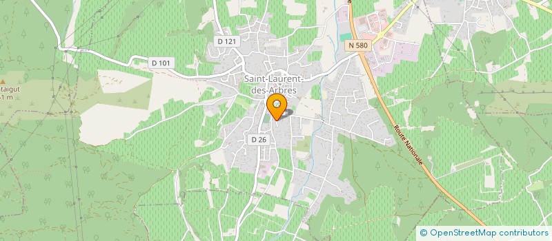 localisation de l'entreprise NANI  SAINT-LAURENT-DES-ARBRES