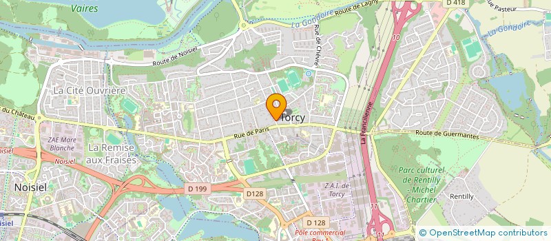 localisation de l'entreprise NANI  TORCY