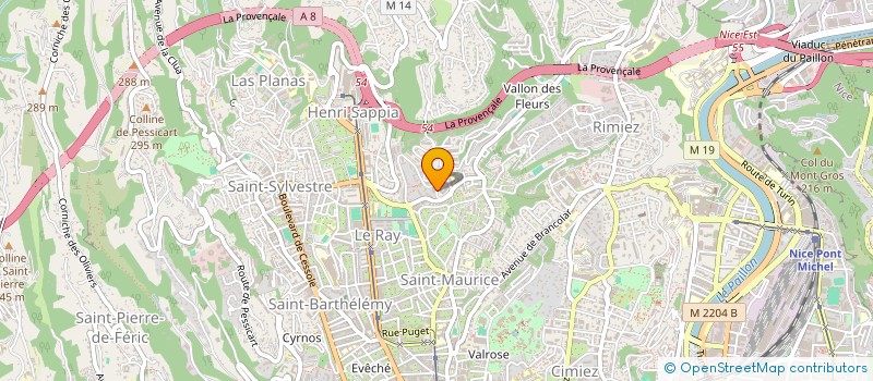 localisation de l'entreprise NANI  NICE