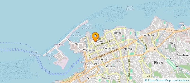 localisation de l'entreprise NANI à PAPEETE