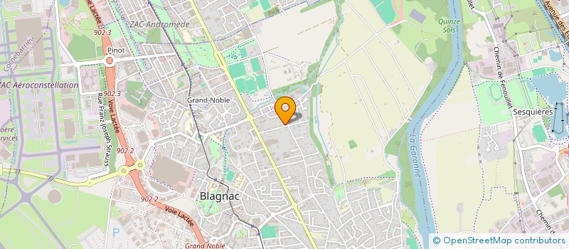 localisation de l'entreprise NANI à BLAGNAC