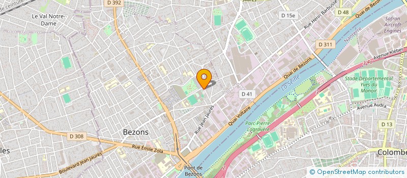 localisation de l'entreprise NANI PLOMBERIE à BEZONS