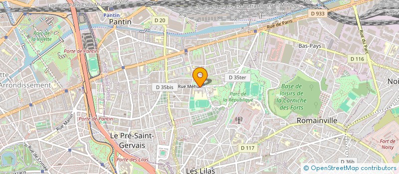 localisation de l'entreprise NANI SERVICES à PANTIN