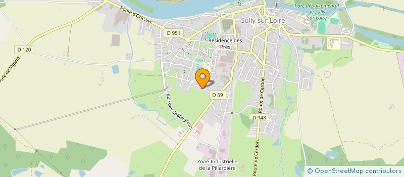 localisation de l'entreprise NANIA FILMS à SULLY-SUR-LOIRE