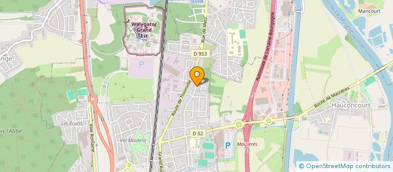 localisation de l'entreprise NANIE  MAIZIERES-LES-METZ