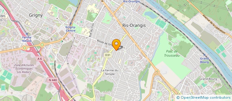 localisation de l'entreprise NANIE&CO  RIS-ORANGIS
