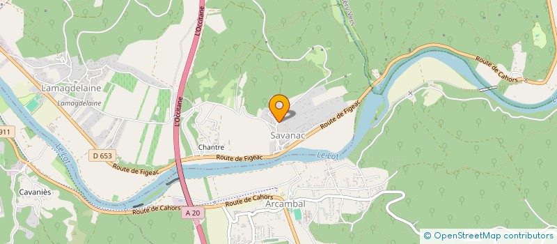 localisation de l'entreprise NANINOEMARIE  LAMAGDELAINE