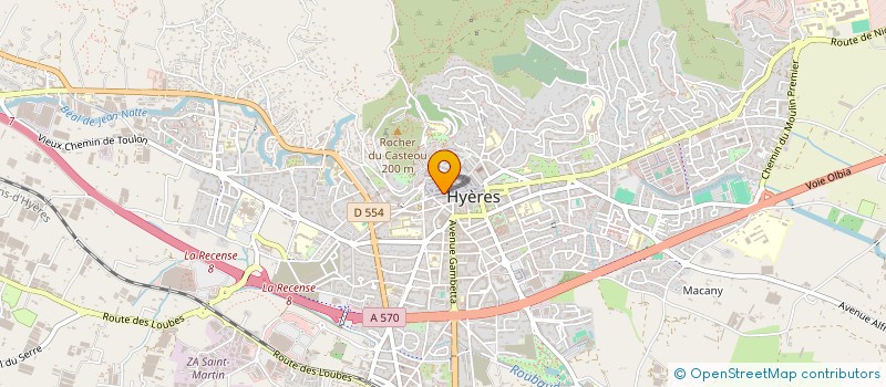 localisation de l'entreprise NANIRA à HYERES