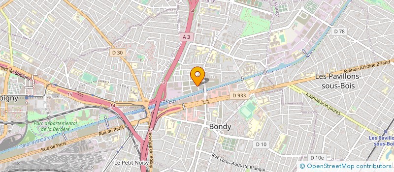 localisation de l'entreprise NANISZ à BONDY