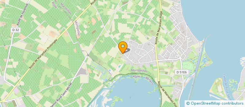 localisation de l'entreprise NANITO à MARSEILLAN