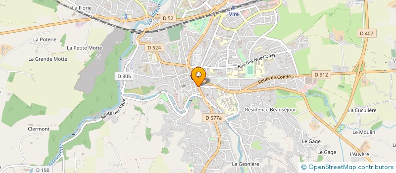 localisation de l'entreprise NANIWA KAKO à VIRE-NORMANDIE