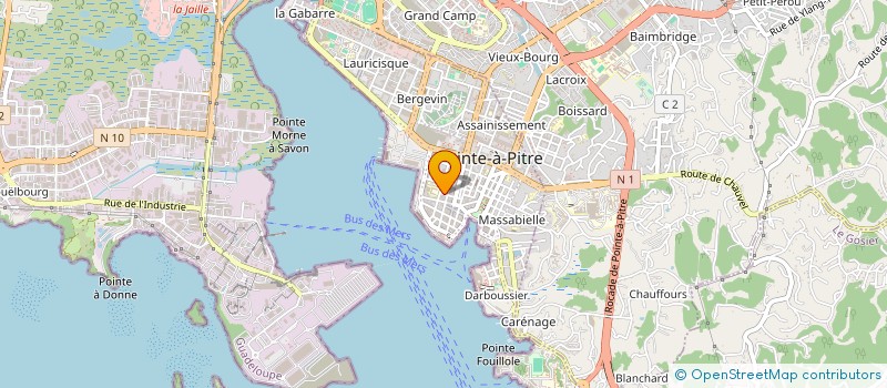 localisation de l'entreprise NANNETTE SAVEURS  POINTE-A-PITRE